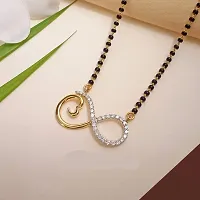 New Fashion Exclusive Gold Plated Diamond Mangalsutra For Women-thumb2