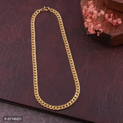 BEAUTIFUL GOLD CHAIN WITH BRACELET COMBO FOR MENS-thumb3