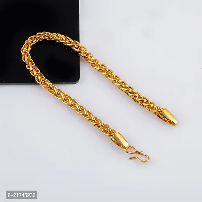 BEAUTIFUL GOLD CHAIN WITH GOLD BRACELET COMBO FOR MENS-thumb3