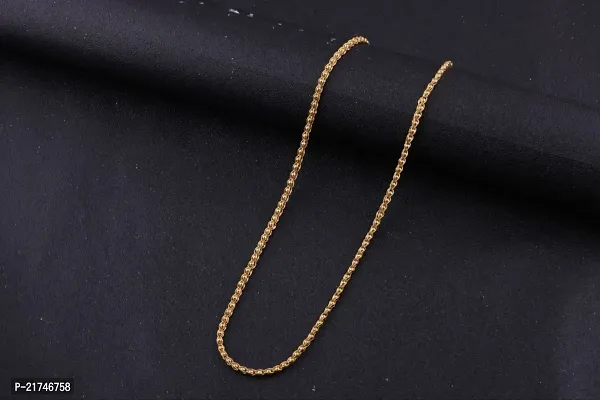 BEAUTIFUL GOLD CHAIN WITH GOLD BRACELET COMBO FOR MENS-thumb2