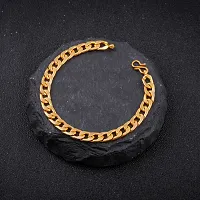 BEAUTIFUL GOLD CHAIN WITH GOLD BRACELET COMBO FOR MENS-thumb2