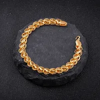 BEAUTIFUL GOLD CHAIN WITH GOLD BRACELET COMBO FOR MENS-thumb3