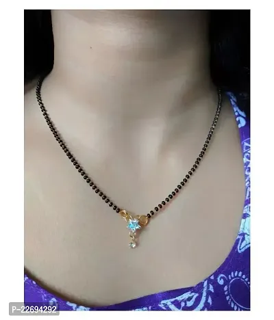 SHORT ONE STAR MANGALSUTRA FOR WOMENS-thumb0