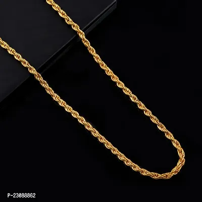 BEAUTIFUL BRASS GOLD PLATED CHAIN FOR MENS