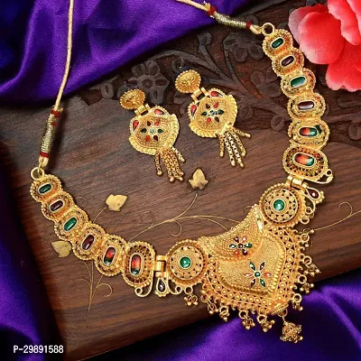 Stylish Necklace Set with Ring For Women And Girls-thumb3