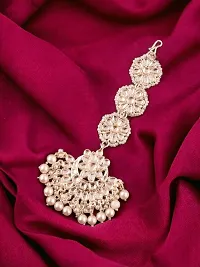 Pearls Choker Set With Mangtikka For Women/Girls-thumb3