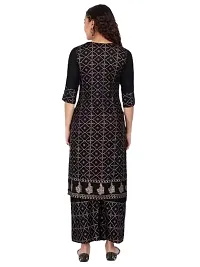 MG Creation Straight Embroidery Kurti with Pant Set For Women-thumb1