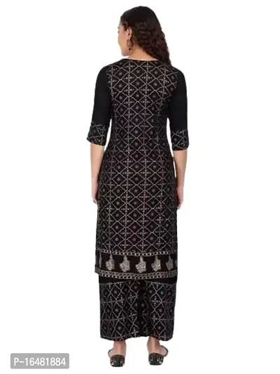 MG Creation Straight Embroidery Kurti with Pant Set For Women-thumb2