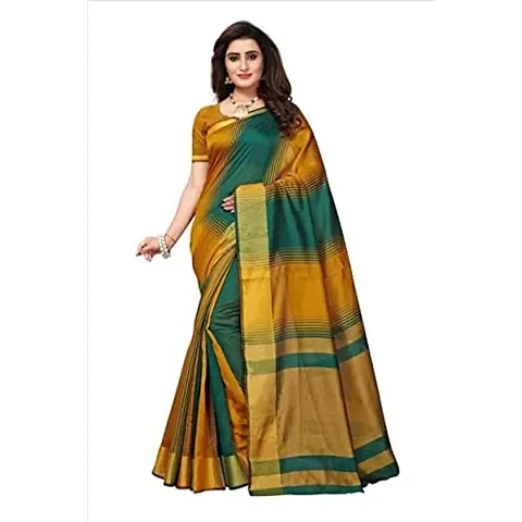 Silk Solid Saree with Blouse piece