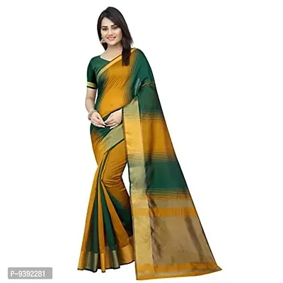 Bhuwal Fashion Women's Art Silk Saree with Blouse Piece (bfNew5040, multicolor )-thumb0