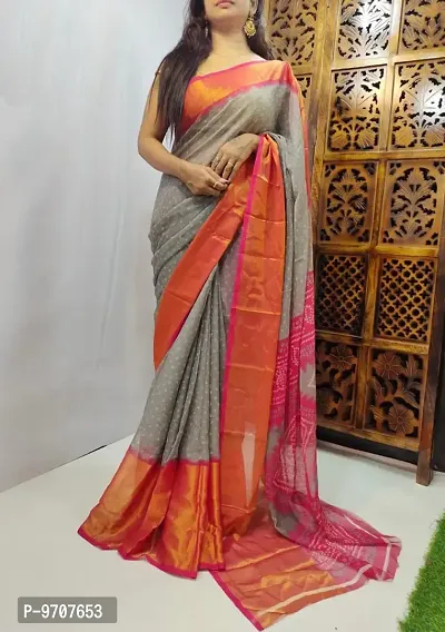 Fancy Chiffon Saree with Blouse Piece for Women