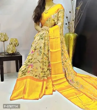 Fancy Chiffon Saree with Blouse Piece for Women