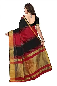 Bhuwal Fashion Women's Art Silk Saree with Blouse (Multicolour)?-thumb1