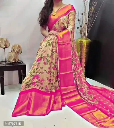 Fancy Chiffon Saree with Blouse Piece for Women