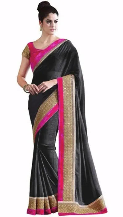 Latest Attractive Georgette Saree with Blouse piece