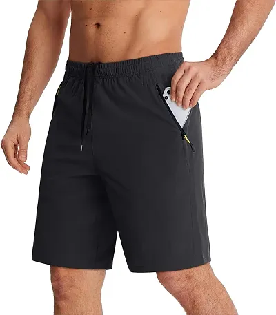 Solid Regular Shorts For Men