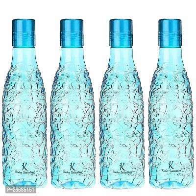 Stylish Plastic Water Bottles Pack of 4-thumb0