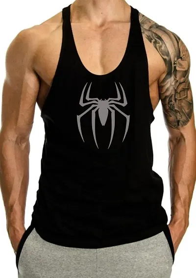 Solid Gym Vest for Men ( - Spider)