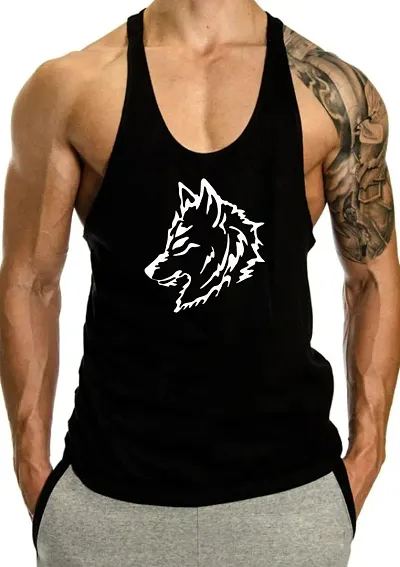 Solid Gym Vest for Men ( - Wolf )