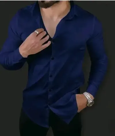 Reliable Solid Long Sleeves Casual Shirts For Men