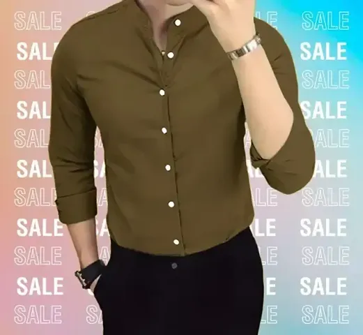 Comfortable Cotton Long Sleeves Casual Shirt 