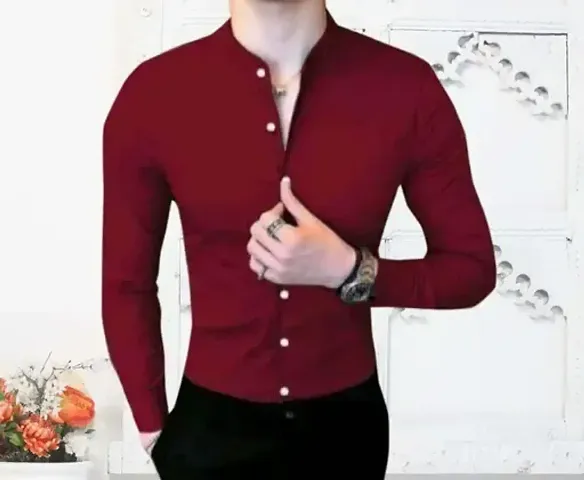 Comfortable Cotton Long Sleeves Casual Shirt 