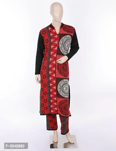 Fancy Wool Kurta Set For Women-thumb0