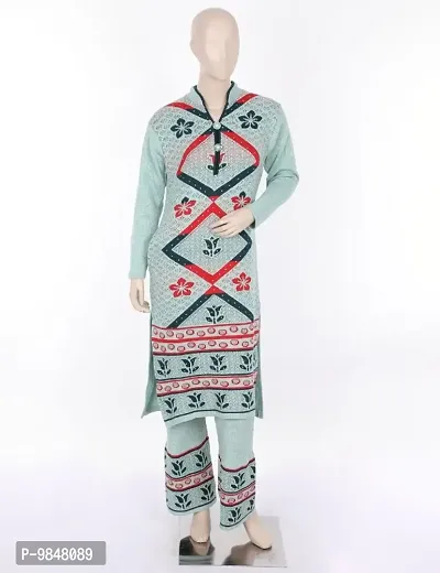 Fancy Wool Kurta Set For Women