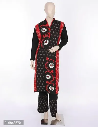 Fancy Wool Kurta Set For Women