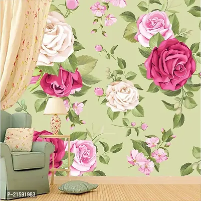 Wallpaper Production Wall Sticker for Home D?cor, Living Room, Bedroom, Hall, Kids Room, Play Room(Self Adhesive Vinyl,Water Proof) (127 x 40 cm)-thumb0