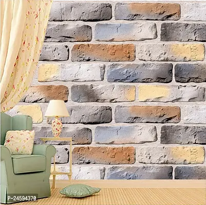 Self Adhesive Wall Stickers For Kitchen 40x245 CM Kitchen Wallpaper Waterproof Wall Sticker | Kitchen Shelf Stickers for Home | Kitchen Wall Stickers Oil Proof Wallpaper for Walls of Kitchen | Bedroom-thumb0