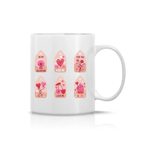Surprise Your Loved Ones: Valentines Special White Mug - Ideal For Boyfriend, Girlfriend, Husband, Or Friends 1 Piece