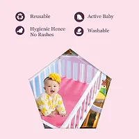 100% Reusable, Waterproof  Odourless Dry Sheet for Baby with Ultra Absorbent Technology, Multicolor (70x100cm)-thumb2
