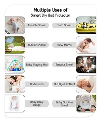 Classy Waterproof Mattress Protector with Bibs, Pack of 3-thumb2