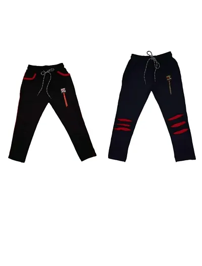 Casualwear Cotton Trouser for Boys Pack of 2