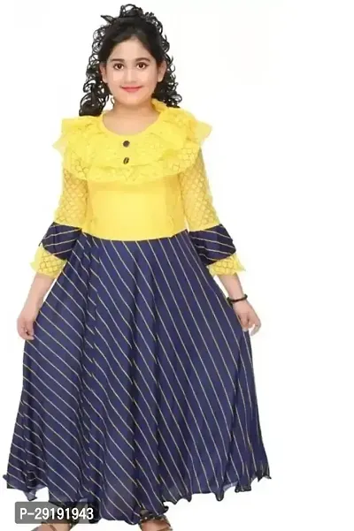 Stylish Cotton Blend Dress for Kids Girl