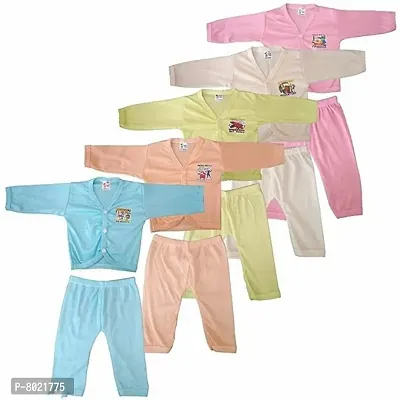 ITC Baby boys and girls poly Cotton Clothing set of 5