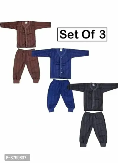 Baby boys and girls button  winter wear inner set of 03