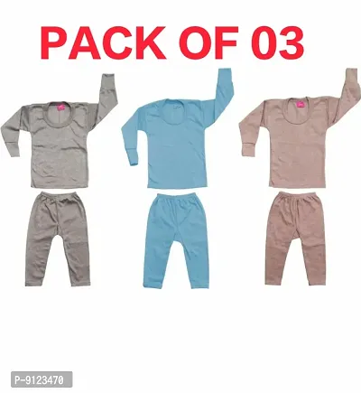 Fancy Wool Clothing Set for Baby Boy Pack of 3