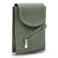 SHOOPS Women's Sling Bag cum Mobile Pouch - Green-thumb1