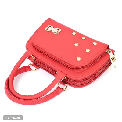 SHOOPS Women Clutch cum Mobile Pouch | Women Clutches for Party | Women Clutches Latest | Women Clutches Daily Use | Women Clutches Designs | Fashionable Ladies Purse Wallet-Red-thumb5