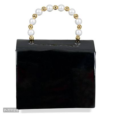 Stylish Black Pu Sling Bags For Women-thumb2