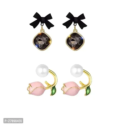 Elegant Earrings for Women Pack of 2 Pair