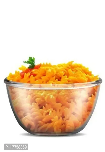 Baba Cart Glass Microwave Safe Mixing Bowl (500ml, Clear) - Set of 2-thumb2
