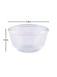 Saaikee Glass Bowl for Serving Mixing Fruits Vegetables Snacks Salads Multipurpose Use 300 ML (Set of 6)-thumb3