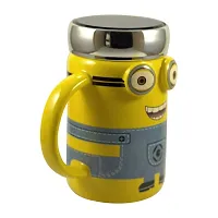 Baba Cart Ceramic Ceramic Mug - Yellow, 500 ml-thumb1