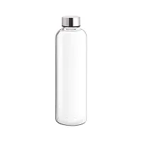 TREO by Milton Clarion Borosilicate Glass Water Bottle, 760 ml, Transparent, Pack of 1-thumb1