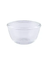 Saaikee Glass Bowl for Serving Mixing Fruits Vegetables Snacks Salads Multipurpose Use 300 ML (Set of 6)-thumb2