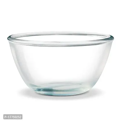 TREO Glass Solid Mixing Bowl - 1500ml, 1 Piece, Transparent