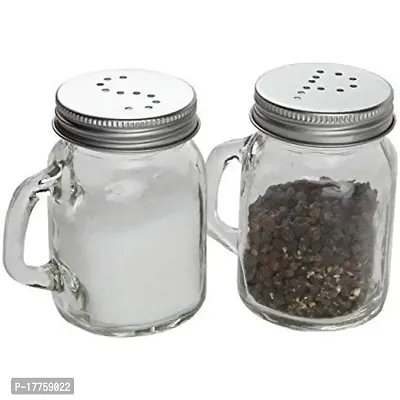 Baba Cart Spice/Masala Salt  Pepper Shaker Spice Holder Dispensers Pepper Condiment with Handle_125 ML (Pack of 2)